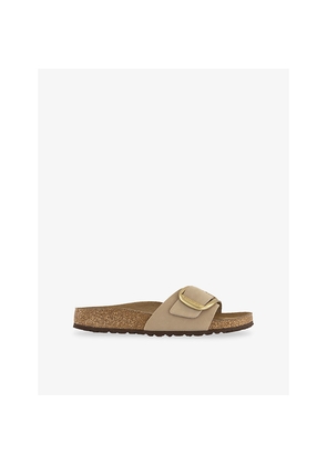 Womens Birkenstock Madrid Big Buckle Nubuck-Leather Sandals