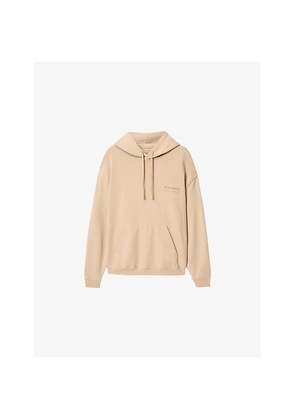 Mens Allsaints Xander Branded Cotton-Jersey Hoody