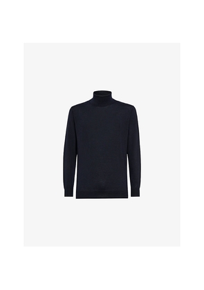 Mens Boggi Polo Neck Merino Wool Jumper