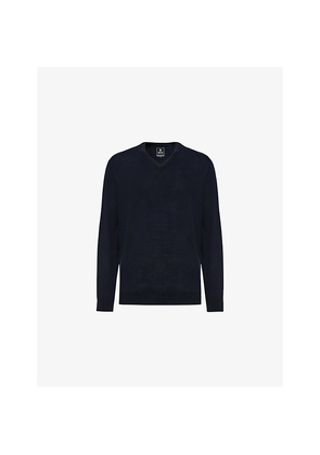 Mens Boggi V-Neck Merino Wool Jumper