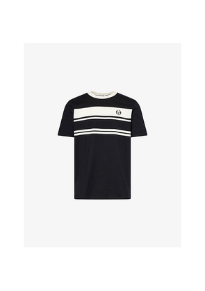 Mens Sergio Tacchini Dallarindo Striped Cotton T-Shirt
