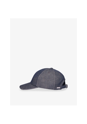 Mens Sandro Logo Denim Baseball Cap