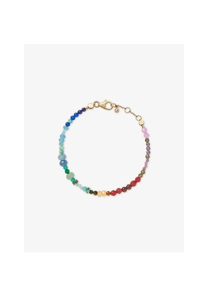 Womens Astley Clarke Second Chance 18ct Yellow Gold Vermeil and Rainbow Gemstone Bracelet