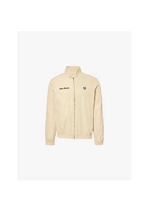 Mens Sergio Tacchini Brando Logo-Embroidered Woven Harrington Jacket