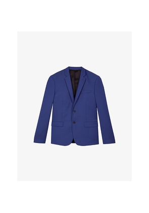 Mens The Kooples Single-Breasted Notch-Lapel Wool Blazer
