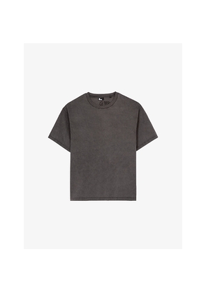 Mens The Kooples Brand-Embroidered Cotton-Jersey T-Shirt