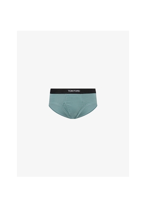 Mens Tom Ford Classic Cotton-Jersey Boxer Briefs