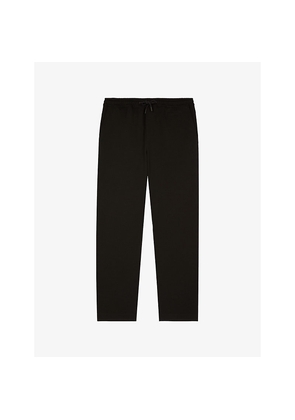 Mens The Kooples Drawstring-Waist Side-Pocket Stretch-Woven Trousers
