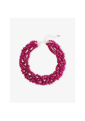 Womens Completedworks Chalcedony Bead Sterling-Silver Necklace