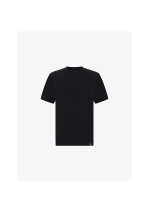 Mens Boggi Crewneck Regular-Fit Cotton-Blend T-Shirt