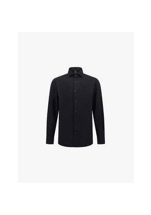 Mens Boggi Classic-Collar Regular-Fit Cotton-Jersey Polo Shirt