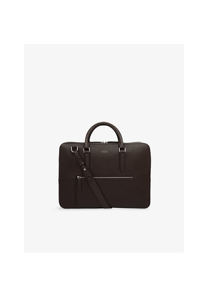 Mens Smythson Ludlow Large Leather Briefcase