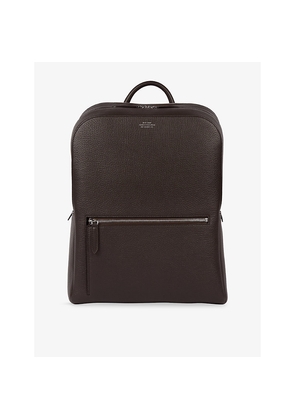 Smythson Ludlow Zip-Around Leather Backpack