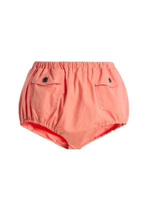 Prada Cotton-Poplin Bloomer Shorts - Moda Operandi