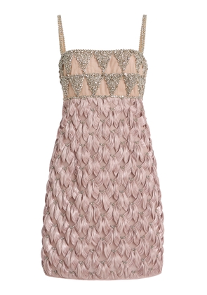 Costarellos Julissa Embellished Mini Dress - Moda Operandi