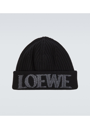 Loewe Logo wool beanie