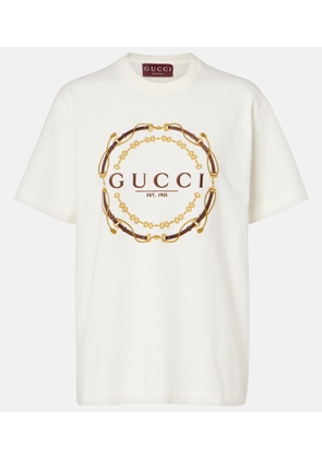 Gucci Logo cotton jersey T-shirt