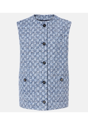 Gucci GG tweed vest