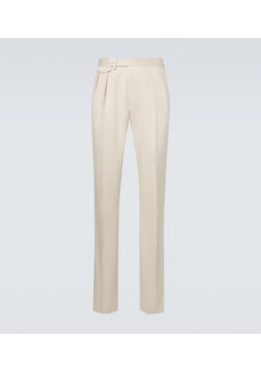 Ralph Lauren Purple Label Gregory silk tapered pants