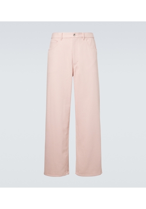 Auralee Silk denim wide-leg pants