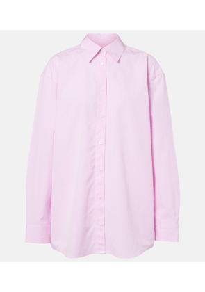 Toteme Striped cotton poplin shirt