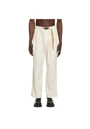 Belted Cotton Chinos