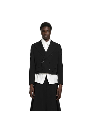 Cropped Double-Breasted Blazer