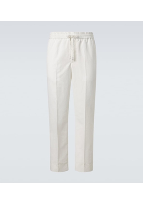 Brioni Linen and cotton straight pants