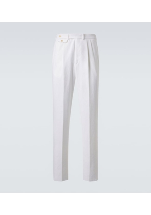 Dunhill Linen tapered pants