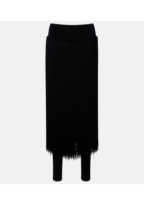 Alaia Fringed leggings