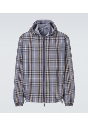 Burberry Burberry Check reversible hooded jacket