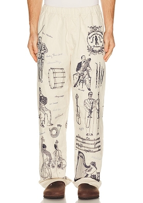 Samuel Zelig Orchestra Pant in Natural - Beige. Size L (also in M, S, XL/1X).