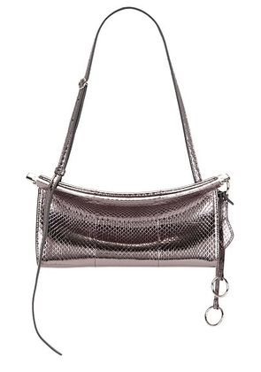 ALAÏA Small East West Bag in Ruthenium - Metallic Silver,Purple. Size all.