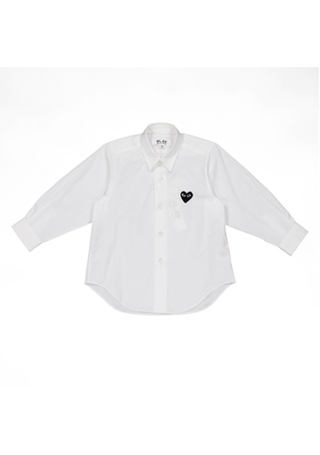 Comme Des GarÃ§ons Play Boys Embroidered-Heart Shirt