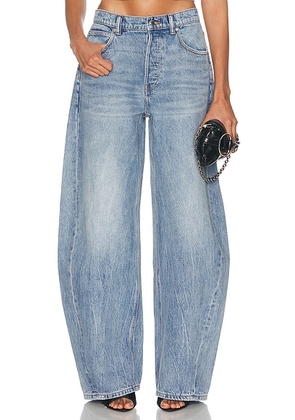 Alexander Wang Blowup Wide Leg in Authentic Light Indigo - Blue. Size 24 (also in 26, 27, 28, 30, 31).