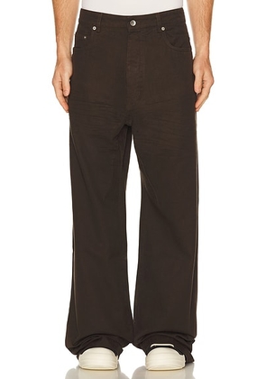 DRKSHDW by Rick Owens Geth Jeans in Dark Dust - Brown. Size 32 (also in 30).