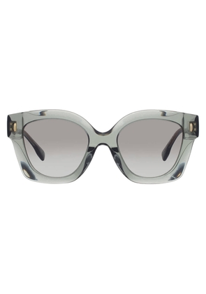 Tory Burch Grey Gradient Butterfly Ladies Sunglasses TY7201U 194111 49