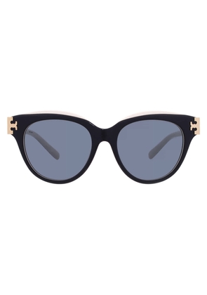 Tory Burch Dark Grey Phantos Ladies Sunglasses TY7209U 198887 53