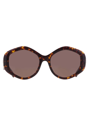 Tory Burch Brown Geometric Ladies Sunglasses TY7217U 196473 55