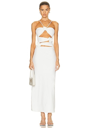 Maygel Coronel Veranera Dress in Off White - White. Size all.