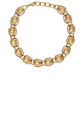KHAITE Cyclone Chain Necklace in Antique Gold - Metallic Gold. Size all.