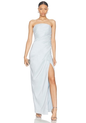 Rachel Gilbert Mira Gown in Ice - Baby Blue. Size 0 (also in ).