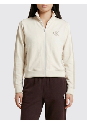 Sweatshirt CALVIN KLEIN JEANS Woman color Yellow Cream