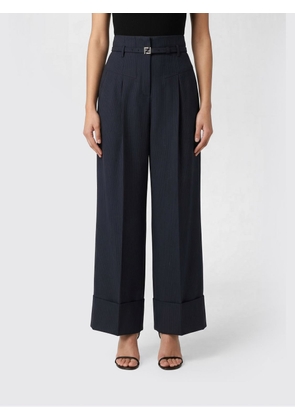 Pants FENDI Woman color Blue