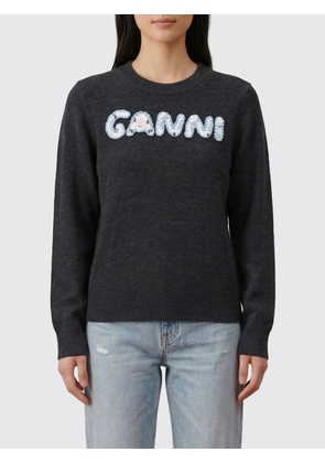 Sweater GANNI Woman color Charcoal