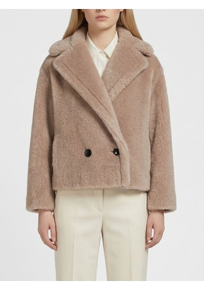 Fur Coat MAX MARA Woman color Beige