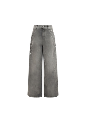 Golden Goose Gray Cotton Jeans Denim - W25