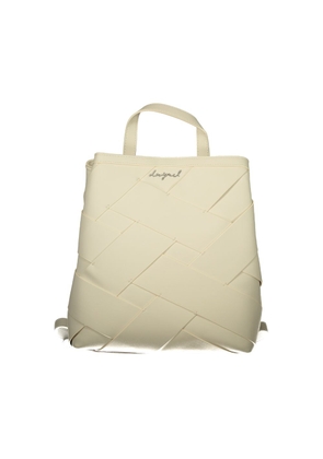 Desigual White Polyurethane Women Backpack