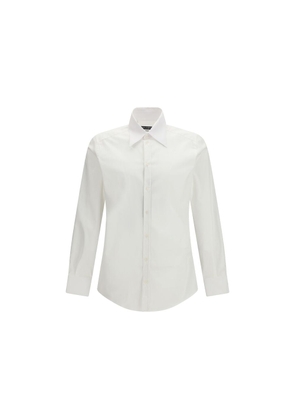 Dolce & Gabbana White Cotton Dress Shirt - 41