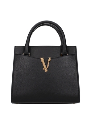 Versace Black Leather Handbag